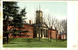 Chapel And Dormitory, Amherst College Massachusetts Postcard Postcard
