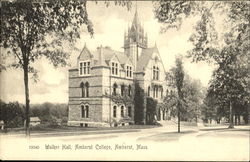 Walker Hall, Amherst College Massachusetts Postcard Postcard