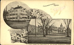 View From The Veranda Of 1671 & 1673 Cambridge Street Postcard