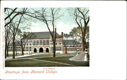 Law School, Harvard College Cambridge, MA Postcard Postcard