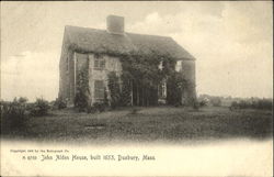 John Alden House Duxbury, MA Postcard Postcard