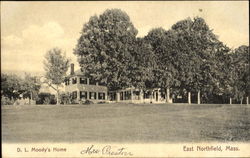 D. L. Moody's Home Postcard
