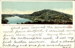 Mt. Tom From Little Mountain Holyoke, MA Postcard Postcard