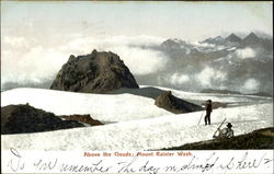 Above The Clouds Mount Rainier, WA Postcard Postcard