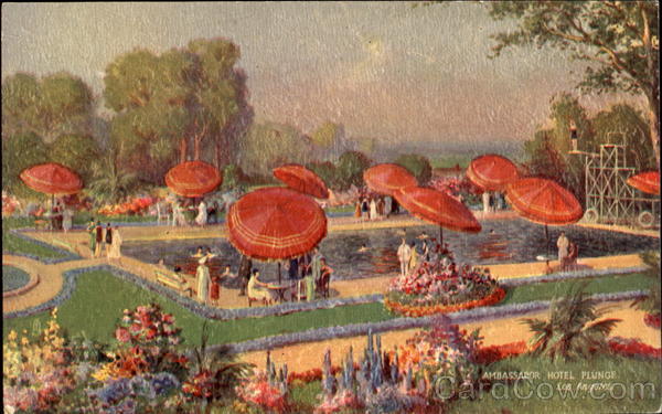 Ambassador Hotel Plunge Los Angeles California