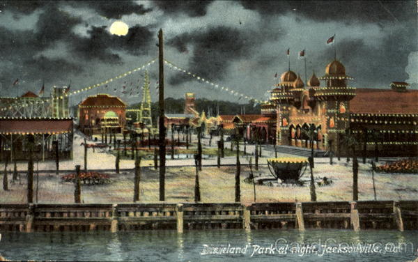 Drierland Park At Night Jacksonville Florida