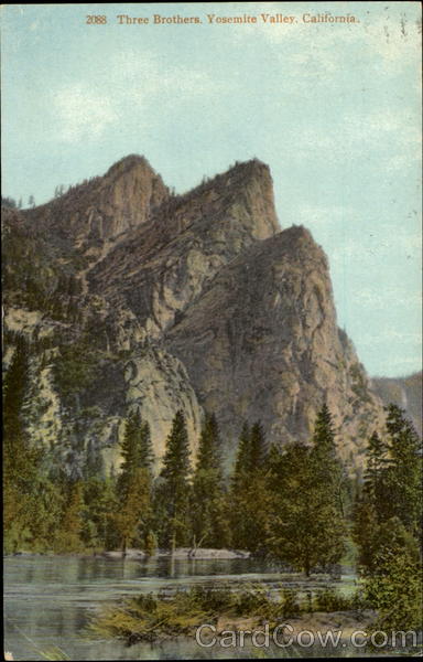 Three Brothers Yosemite Valley California Yosemite National Park