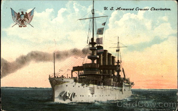 U. S. Armored Cruiser Charleston Navy