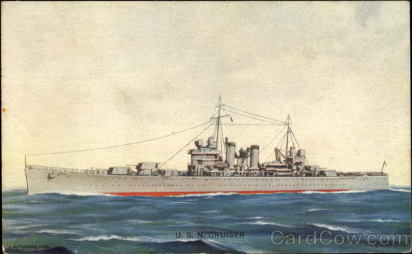 U. S. N. Cruiser Navy