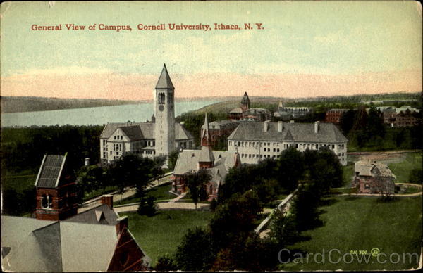 General View Of Campus, Cornell University Ithaca New York