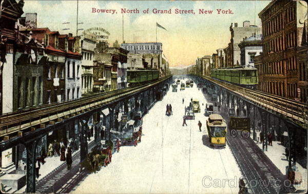 Bowery, North Of Grand Street New York