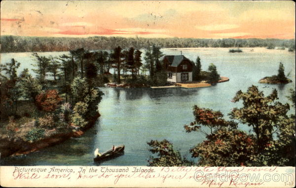 Picturesque America Thousand Islands New York