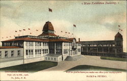Main Exhibition Building Saint John, NB Canada New Brunswick Postcard Postcard