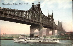 Queensboro Bridge New York City, NY Postcard Postcard