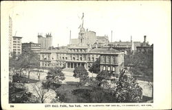 City Hall Park Postcard