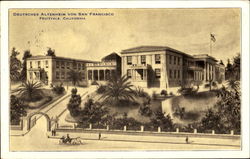 Deutsches Alternheim Von San Francisco Postcard