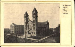 St. Vincent's Church And College Postcard