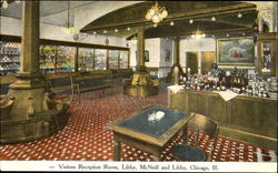 Visitors Reception Room Libby Mcneill And Libby Chicago, IL Postcard Postcard