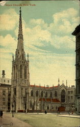 Grace Church New York City, NY Postcard Postcard