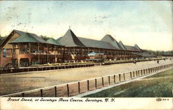 Grand Stand, Saratoga Race Course Postcard