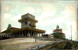 Mt. Penn Tower Summit Hotel Reading, PA Postcard Postcard