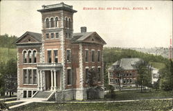 Memorial Hall And State Hall Postcard