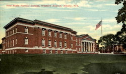 New State Normal College, Western Avenue Postcard