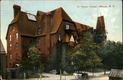 St. Agnes School Albany, NY Postcard Postcard