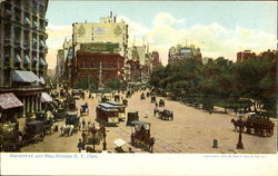 Broadway And 3Rd Street Postcard