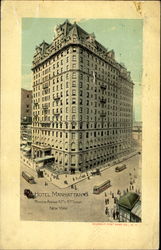 Hotel Manhattan, Madison Avenue 42nd & 43rd Street Postcard