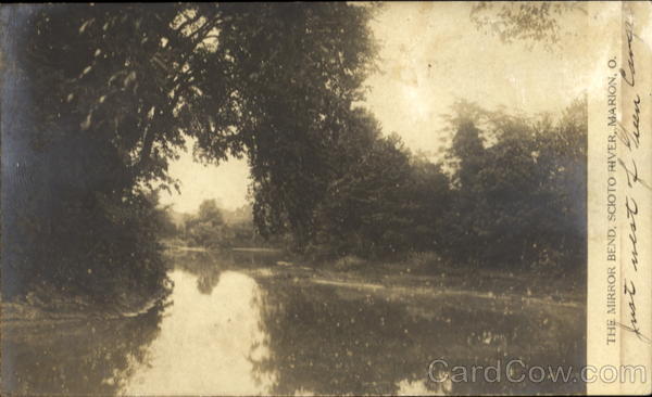 The Mirror Bend, Scioto River Marion Ohio