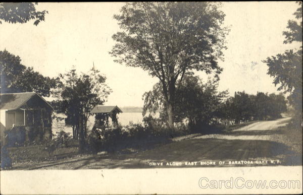 Drive Along East Shore Of Saratoga Lake New York