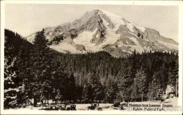 The Mountain From Longmire Springs, Rainier National Park