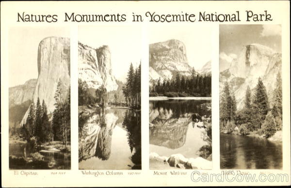 Natures Monuments In Yosemite National Park