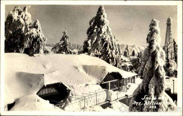 Snow At Mt. Wilson Hotel Mount Wilson California