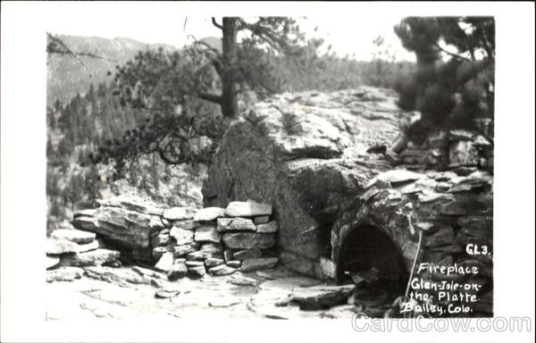 Fire Place Glen Isle On The Platte Bailey Colorado