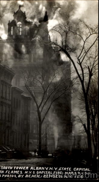 South Tower Fire Albany New York