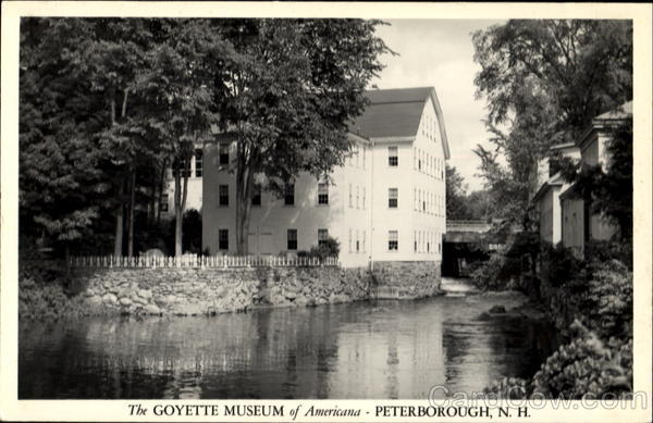 The Goyette Museum Of Americana Peterborough New Hampshire