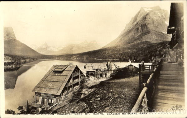 Going To The Sun, Chalets Lake St. Marys Glacier National Park