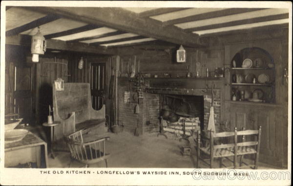 Longfellow's Wayside Inn The Old Kitchen Sudbury Massachusetts