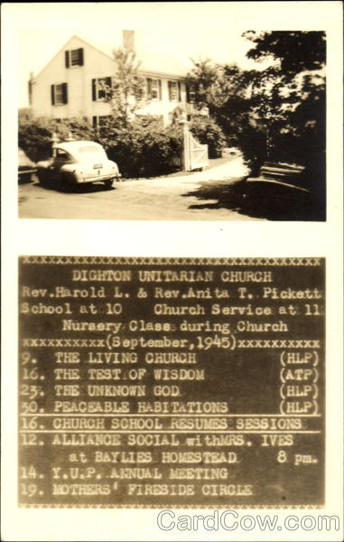 Dighton Unitarian Church Massachusetts