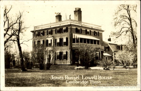 James Russel Lowell House Cambridge Massachusetts