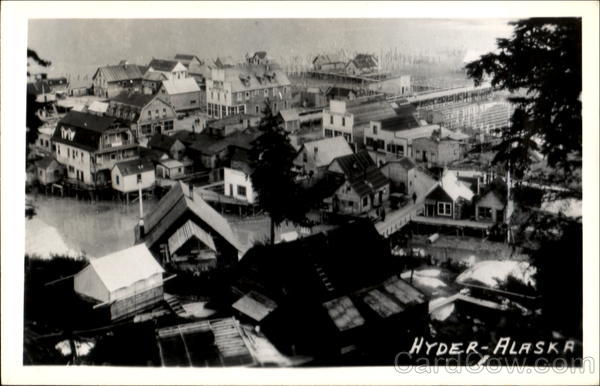 Birds Eye View Hyder Alaska