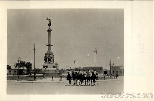 The Dos De Mayo Monument Lima Peru
