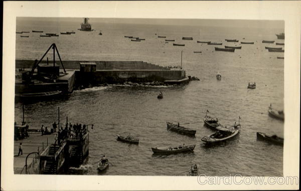 The Breakwater And Pier Mollendo Peru