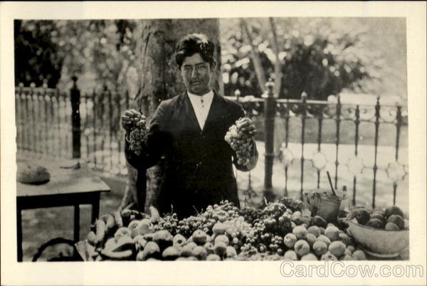 Fruit Vendor Lima Peru