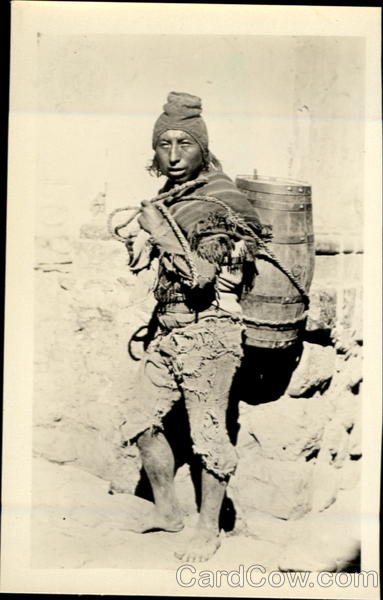 A Water Carrier Cuzco Peru