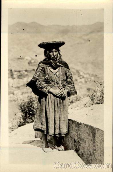 An Indian Woman Cuzco Peru