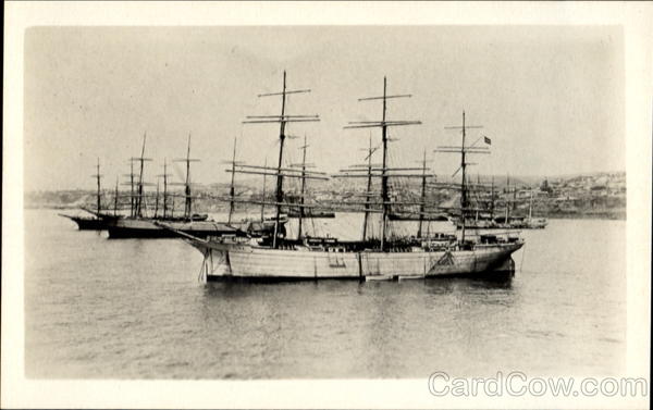 A View From The Deck Of A Steamer Valparaiso Chile