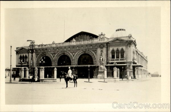 The Modern Railroad Station Santiago Chile